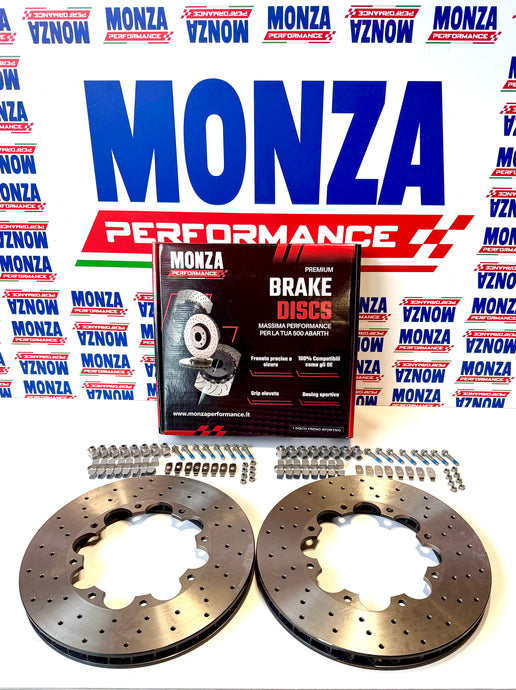 PISTE FRENANTI DISCHI 305 FLOTTANTI direzionali flottanti Abarth 500 / Mito QV 4x98 51962983