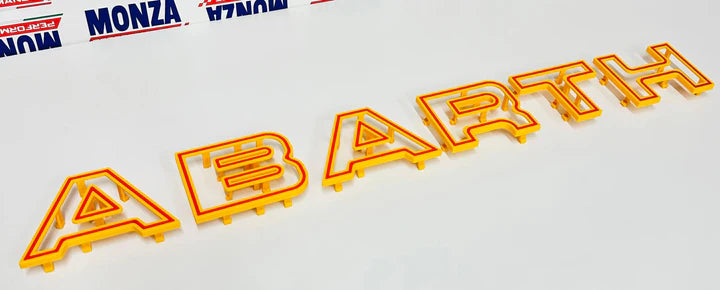 Carica immagine in Galleria Viewer, Scritta ABARTH griglia anteriore Pre-Restyling
