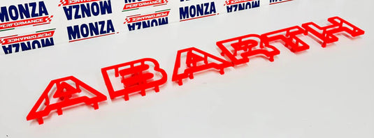 Scritta ABARTH griglia anteriore Pre-Restyling