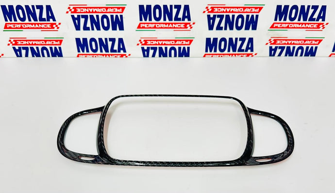 Cover Autoradio in CARBONIO VERO Fiat 500 Abarth 595 - 695 - Fiat 500