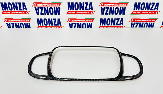 Cover Autoradio in CARBONIO VERO Fiat 500 Abarth 595 - 695 - Fiat 500