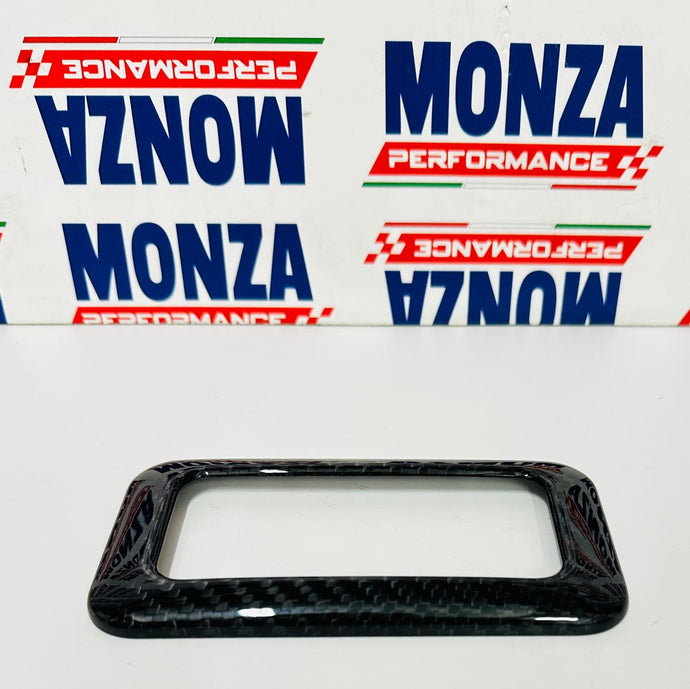 Cover luce cortesia in VERO CARBONIO Fiat 500 Abarth - 595 - 695 - Fiat 500