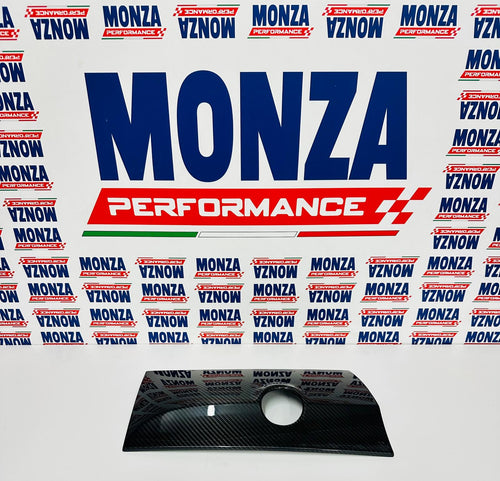 Cover bauletto porta oggetti in VERO CARBONIO Fiat 500 Abarth - 595 - 695 - Restyling