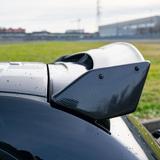 Spoiler 500 abarth  wrc style vetroresina & carbonio