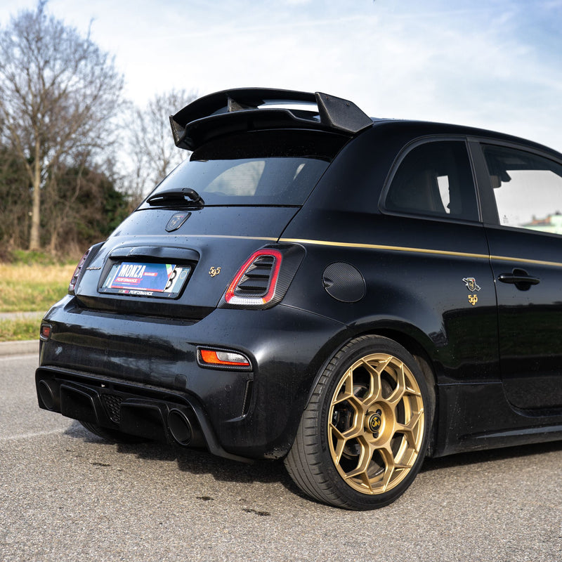 Carica immagine in Galleria Viewer, Spoiler 500 abarth  wrc style vetroresina &amp; carbonio
