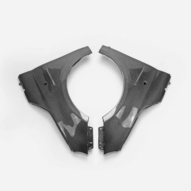 Load image into Gallery viewer, REAL Abarth 500 Carbon Fiber Mudguards
