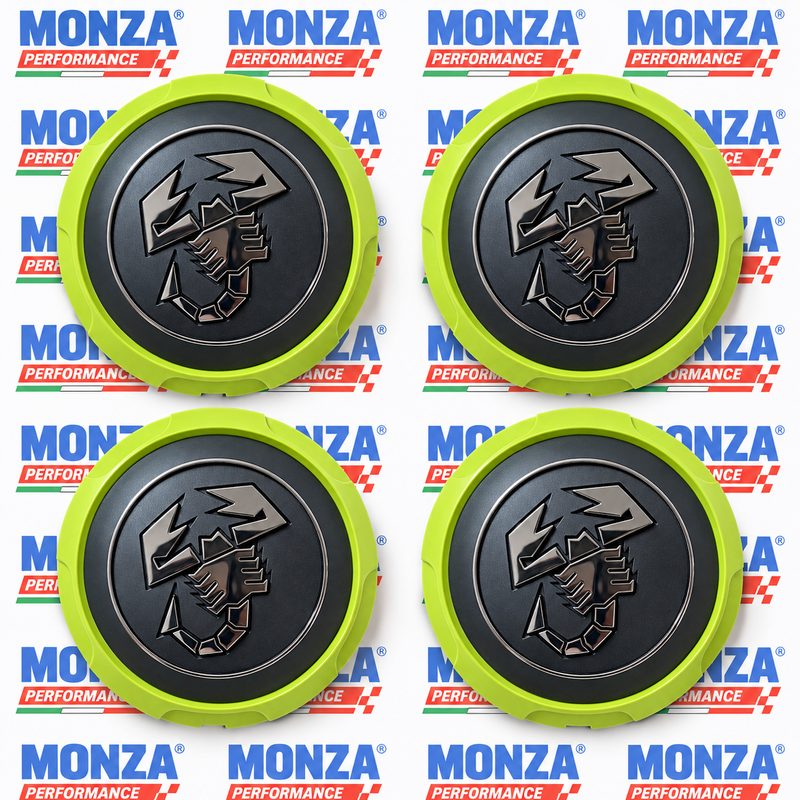 Carica immagine in Galleria Viewer, 4 Borchie emblema fregio coprimozzo cerchi 500 abarth 145/turismo 51820507-51820507-51888656
