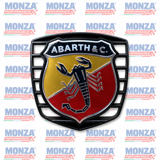 Modanatura logo Anteriore  Fiat 500 Abarth 595 - 695 originale 70esimo anniversario