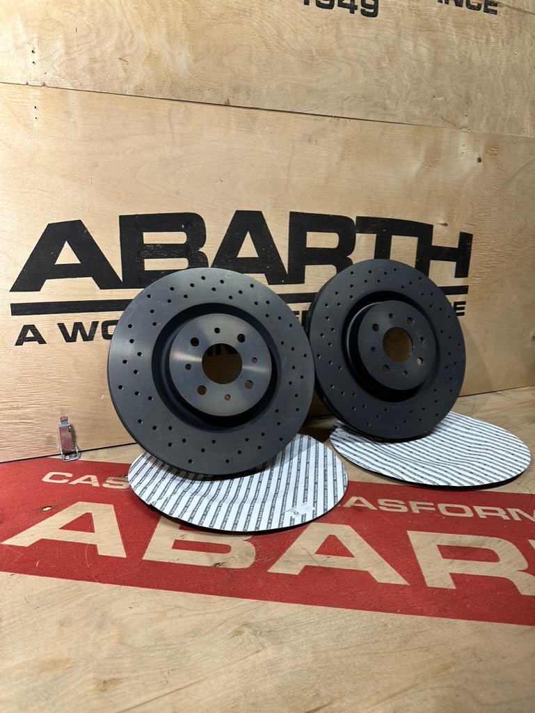 Carica immagine in Galleria Viewer, Dischi freno 500 originali abarth Abarth Competizione freni Brembo 305
