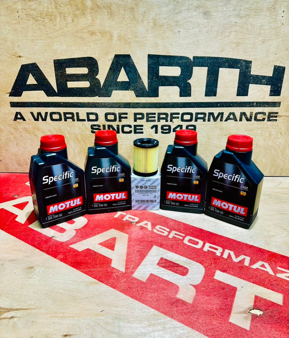 Kit Tagliando  olio motore Abarth Motul 0101